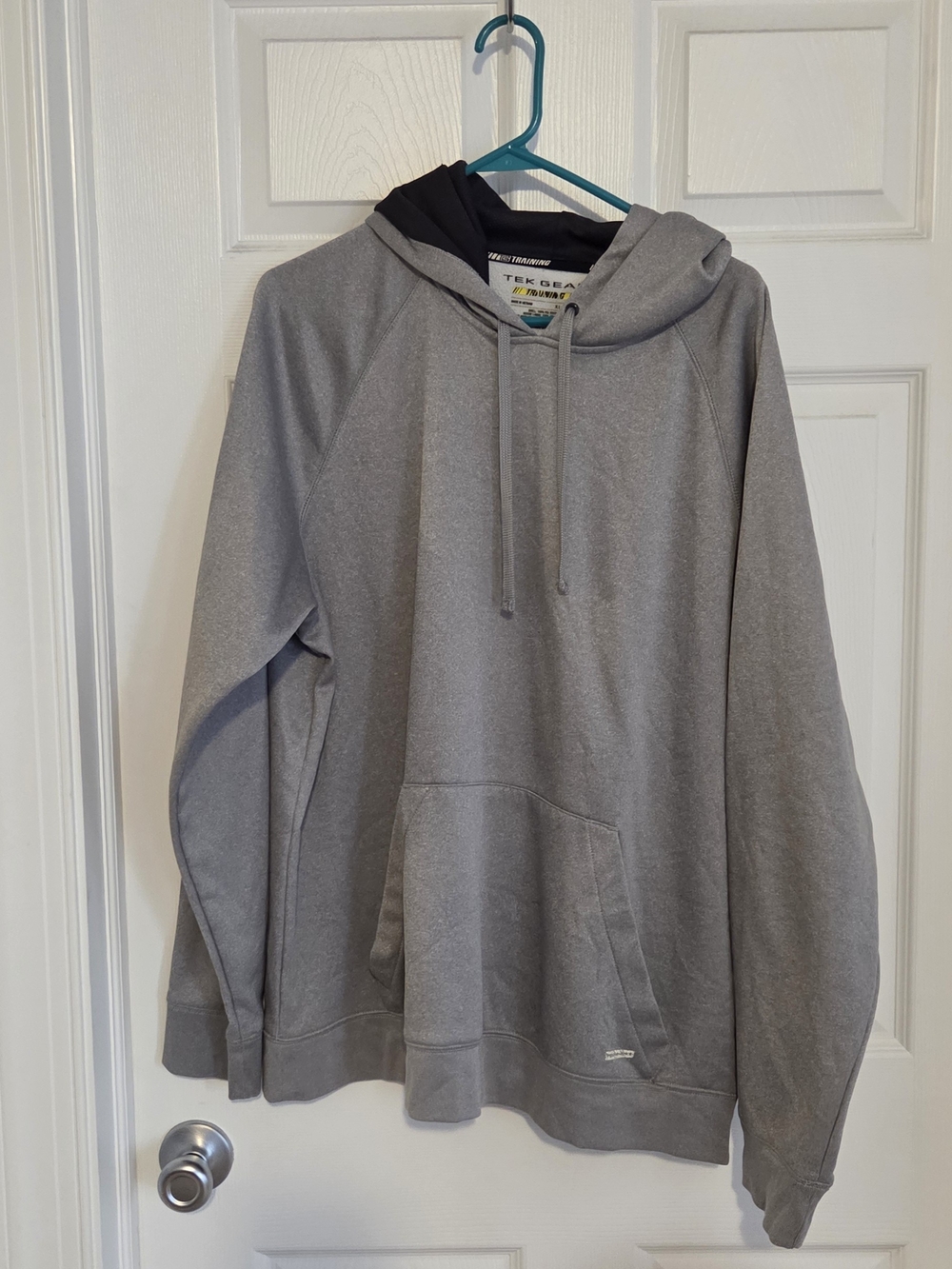 tek gear Men's Heather Gray Hooded Pullover